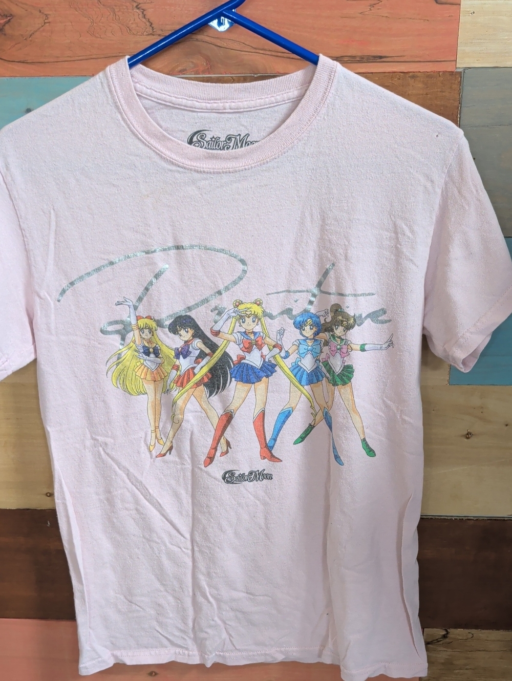 Sailor Moon Light Pink Short Sleeve Graphic Tee